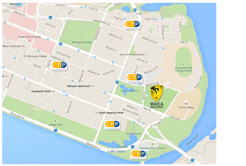 WACA Parking Perth